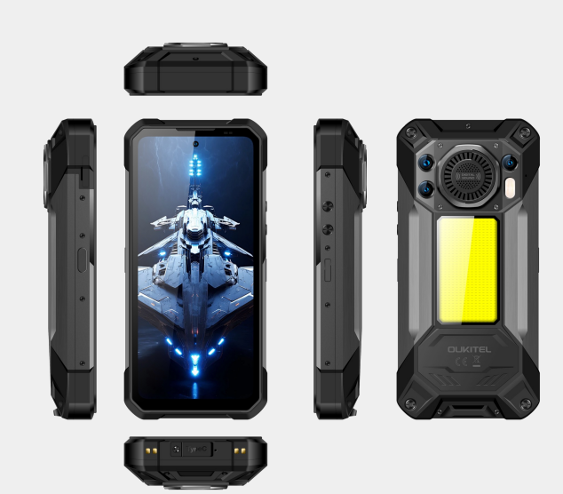 （香港）oukitel欧奇 WP61 Ultra（热成像） 6.8寸 黑色 12+512G 天玑7025 2.5GHZ 八核标配