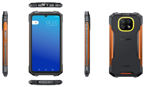 （香港）飞利浦PHILIPS S8310 6.745 寸黑橙 6+128G T620 1.8GHz 八核