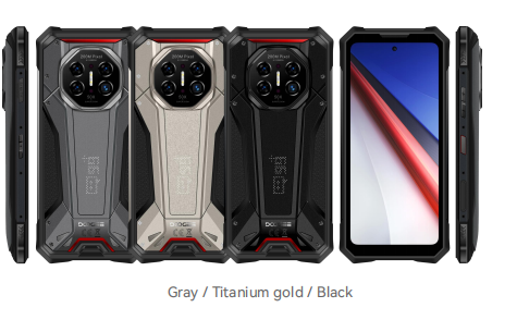 （香港）道格Doogee S300 PRO 6.78寸 黑色  16+512G 天玑8300 3.35GHz 八核标配