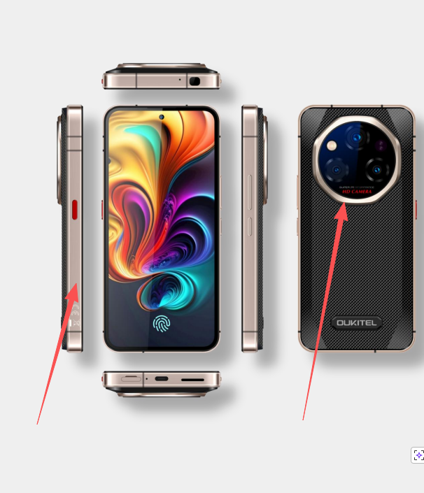 （香港）oukitel欧奇WP210 6.7寸 黑金 12+512GB 天玑8200 3.1GHZ 八核标配