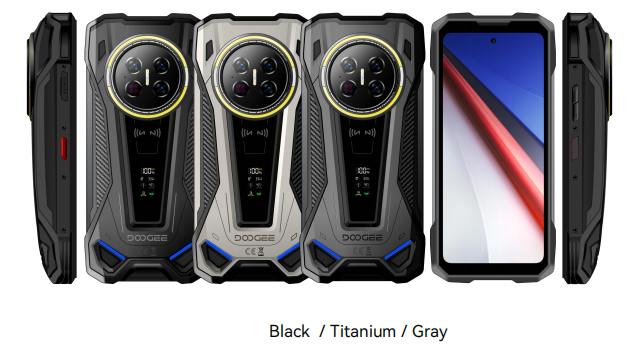 （香港）道格Doogee V MAX 2 6.78寸 黑色 16+512G Dimensity8300 3.35GHZ 八核标配