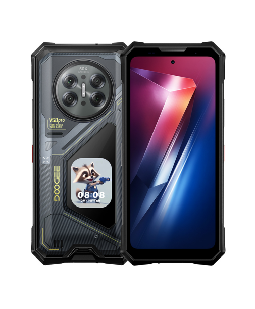 （FX）道格Doogee V50 PRO 6.78寸 黑色  12GB+512GB  Dimensity 8300 3.35GHz 八核标配 5G手机