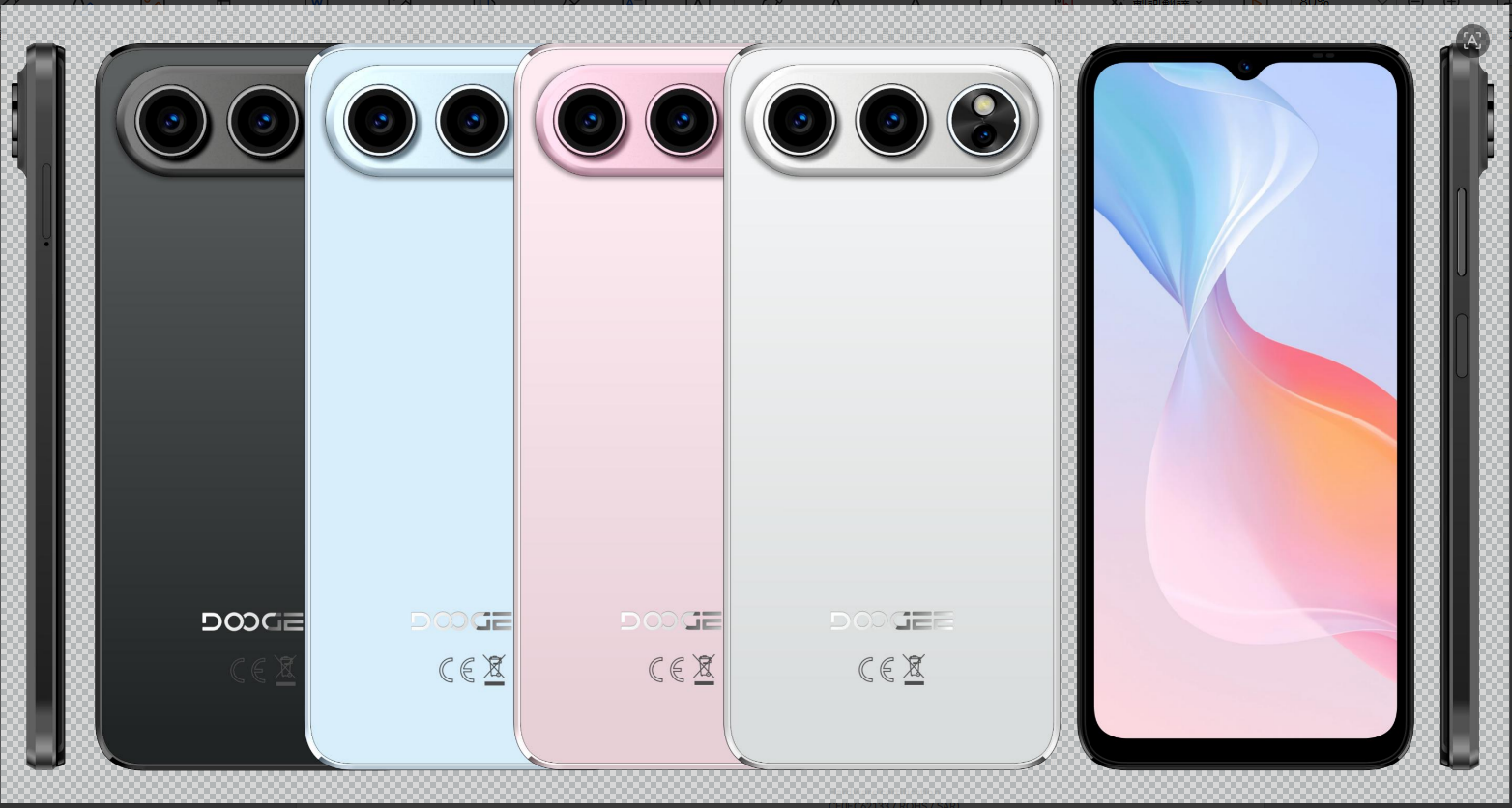 （香港）道格Doogee Note 60 6.56寸 银色 3+128G UNISOC T7250  1.8GHz 八核标配