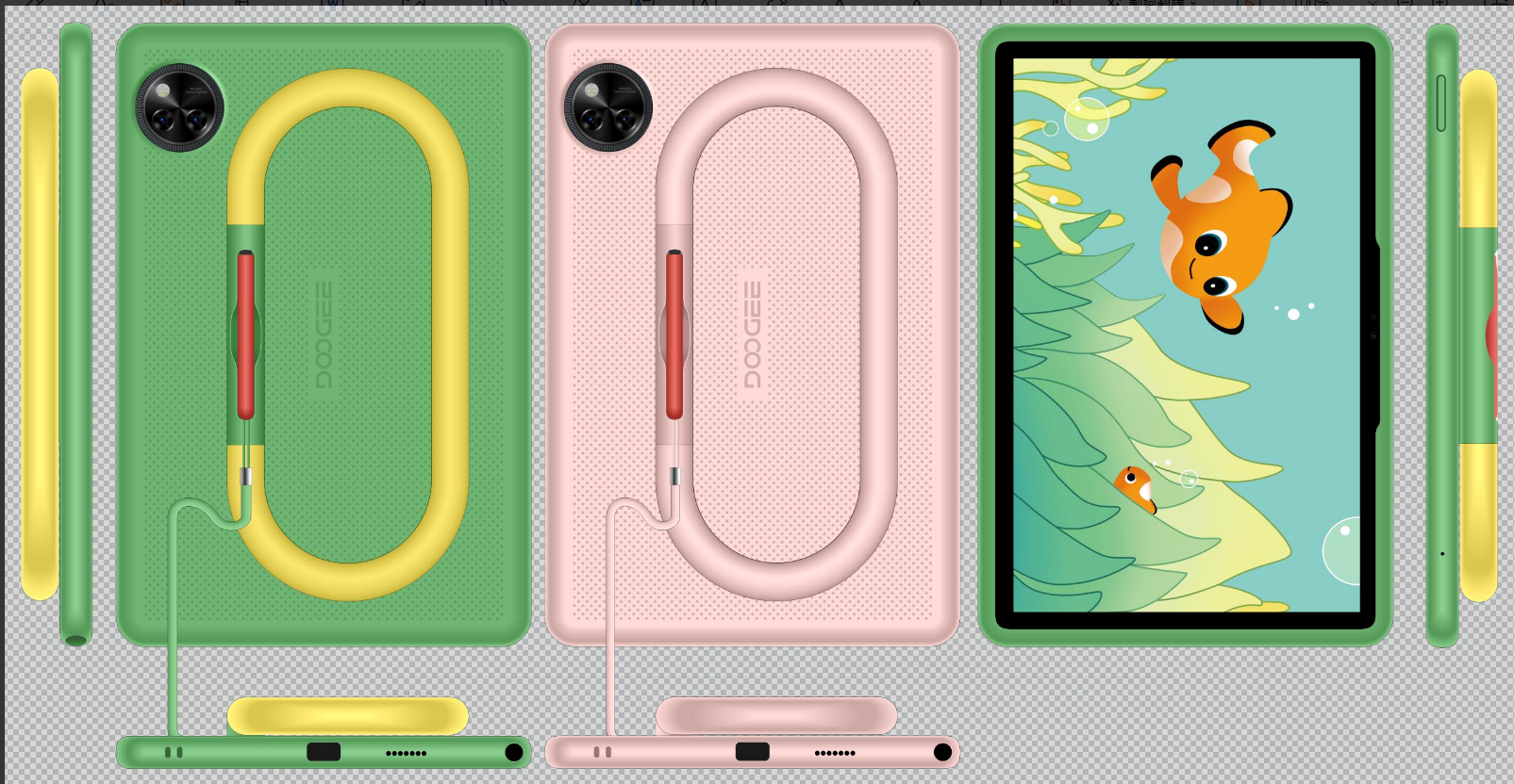 （香港）道格Doogee U11 Kid 11寸 粉色 4+128G Unisoc T7200 / Octa Core / 1.6GHz / 12nm