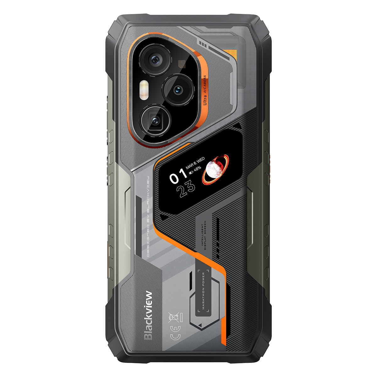 （FX非欧）Blackview XPLORE 6 增距镜版 6.73寸 黑色 18+1TB Dimensity 9400+ 3.63GHZ 八核标配 5G